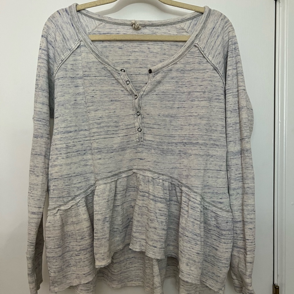 Free people peplum top